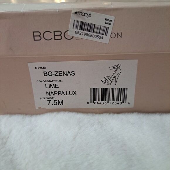 BCBGeneration Lime Heels in Box worn once. - Picture 4 of 16